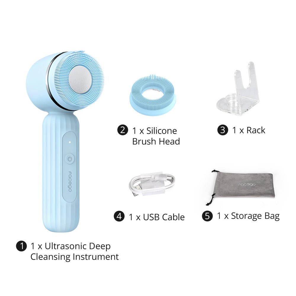Shape Tactics Ultrasonic Face Cleanser with Positive Ions & Antibacterial Silicone – Cavitation Machines, view 12