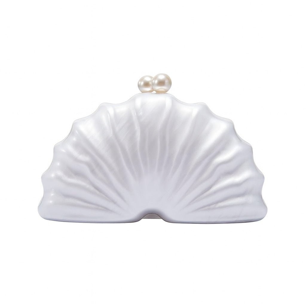 Mariam's Collection Mariam's Collection Shell Acrylic Clutch Evening Bag (MAC300) — detail shot 9