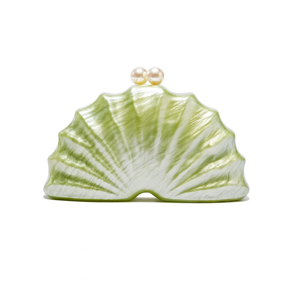 Mariam's Collection Mariam's Collection Shell Acrylic Clutch Evening Bag (MAC300) — detail shot 8