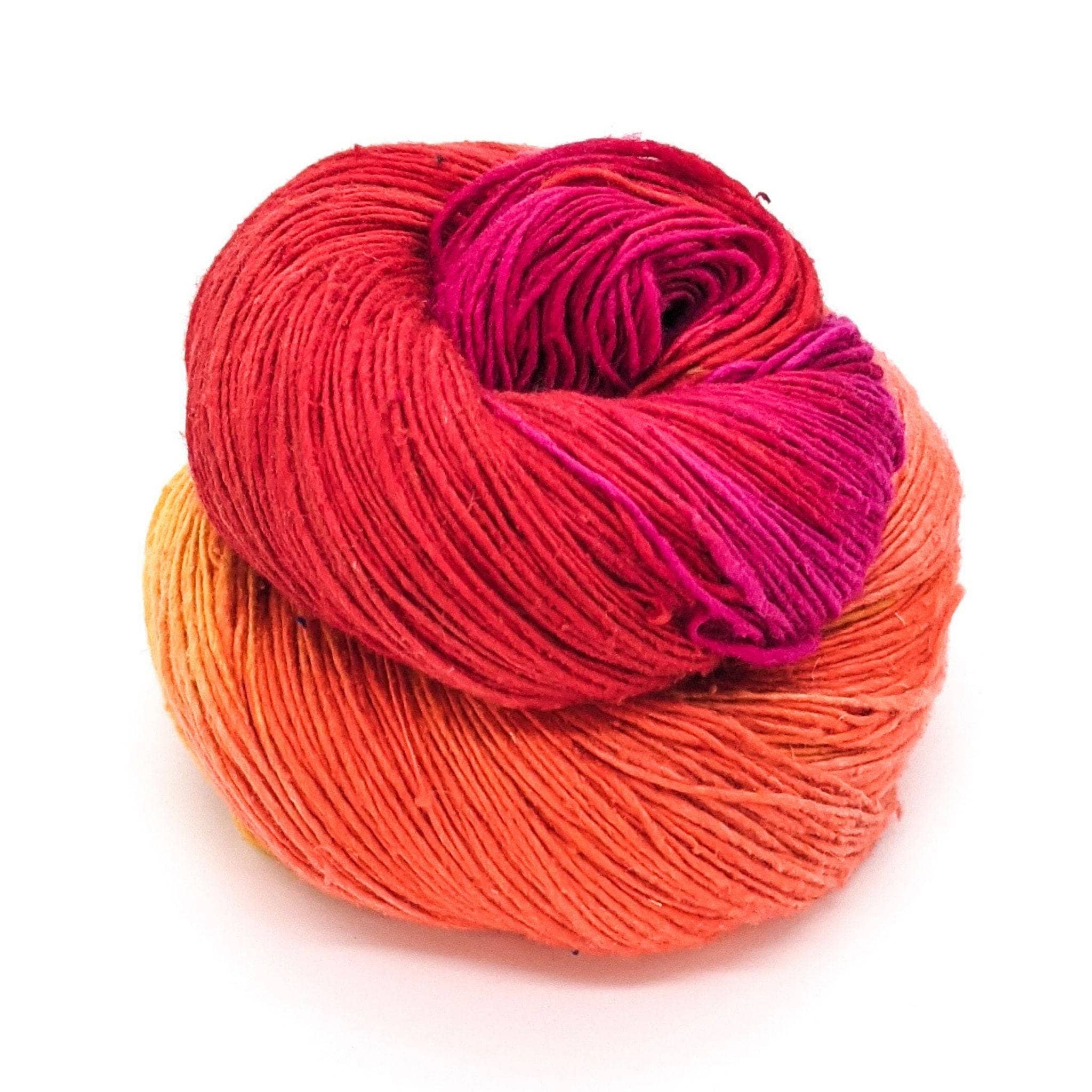 Darn Good Yarn Darn Good Yarn Shells on the Shoreline Silk Scarf Crochet Kit — construction detail