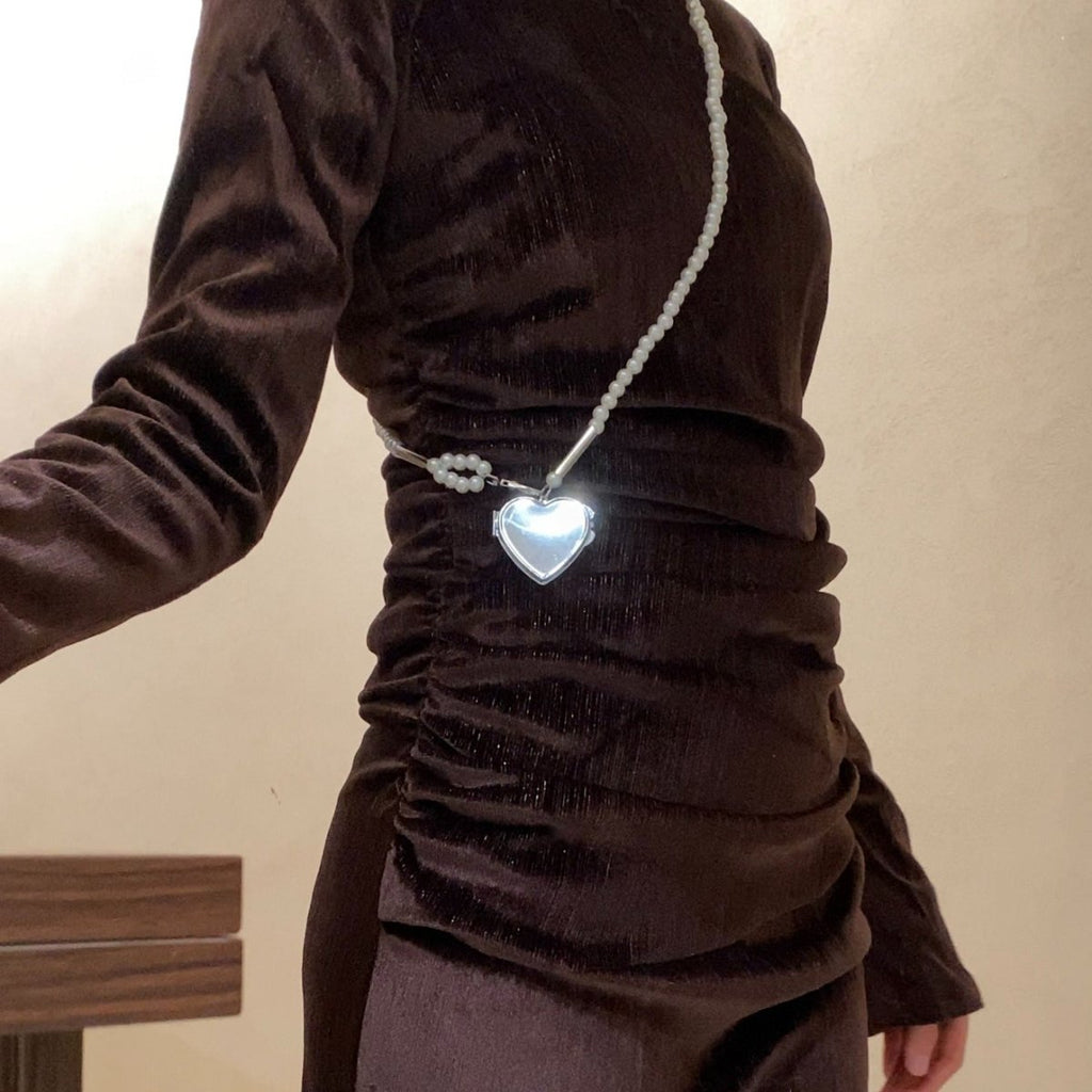 Mariam's Collection Shimmer Velvet Ruched Mermaid Gown(MA358) — lifestyle worn / used context