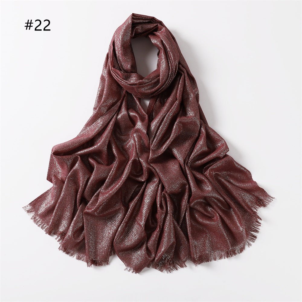 Mariam's Collection Mariam's Collection Shining Artificial Bright Silk Hijab (MH100) — packaging