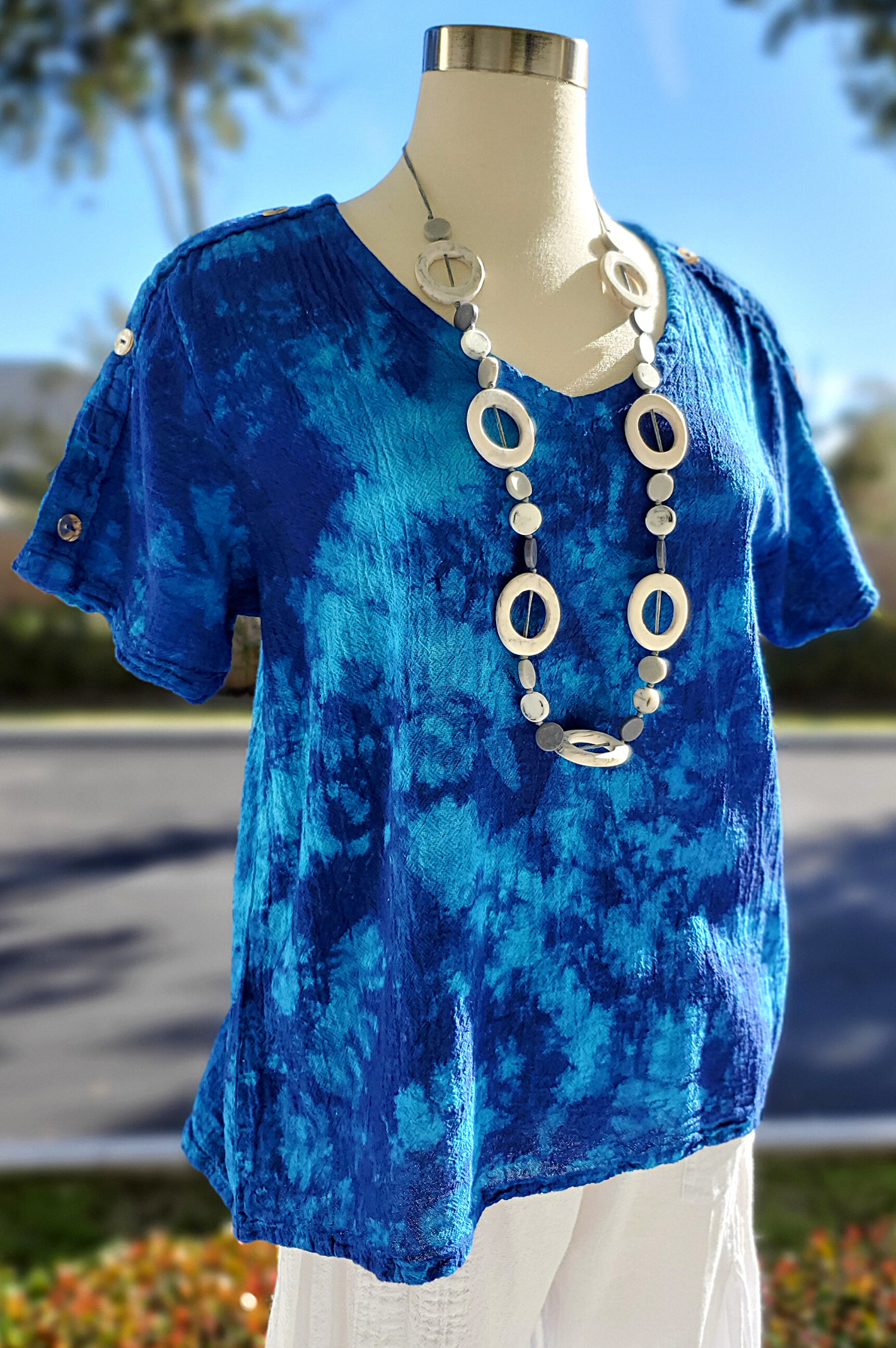 Shirley Top 100% Cotton Gauze