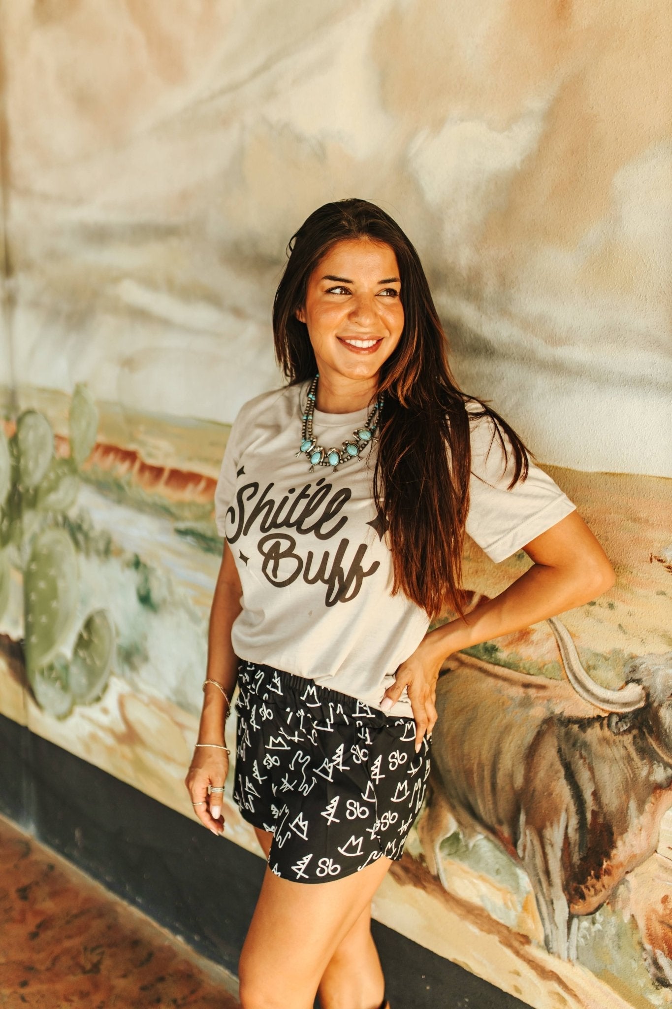 Wild Junkie Shit'll Buff Graphic Tee — main product shot