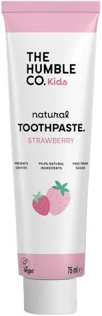 Humble Co. Children's Toothpaste - Gluten-Free, Vegan, SLS-Free with Sodium Fluoride for Kids Oral Health