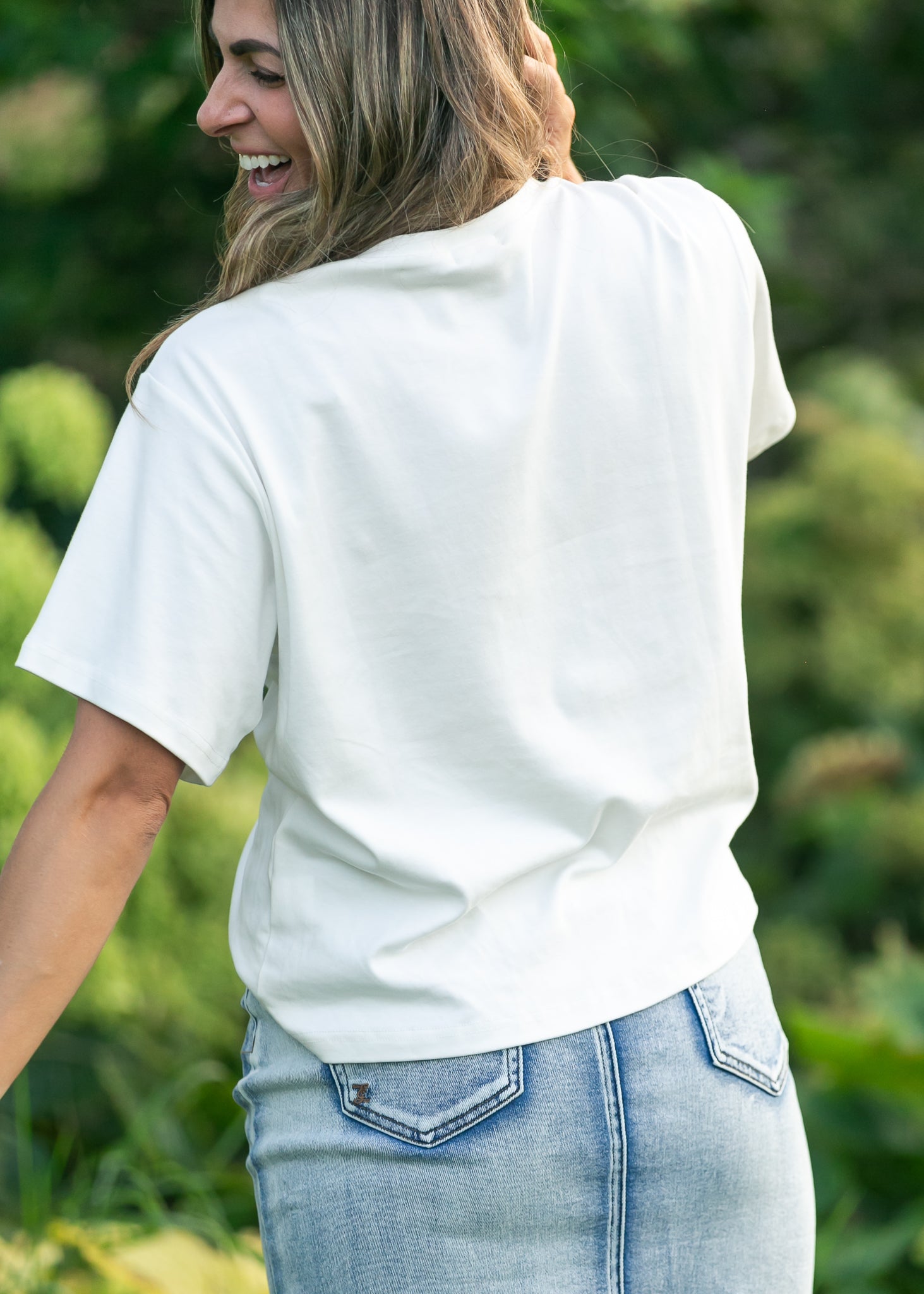 Inherit Co. Short Sleeve Essential Relaxed T-shirt — comparison shot