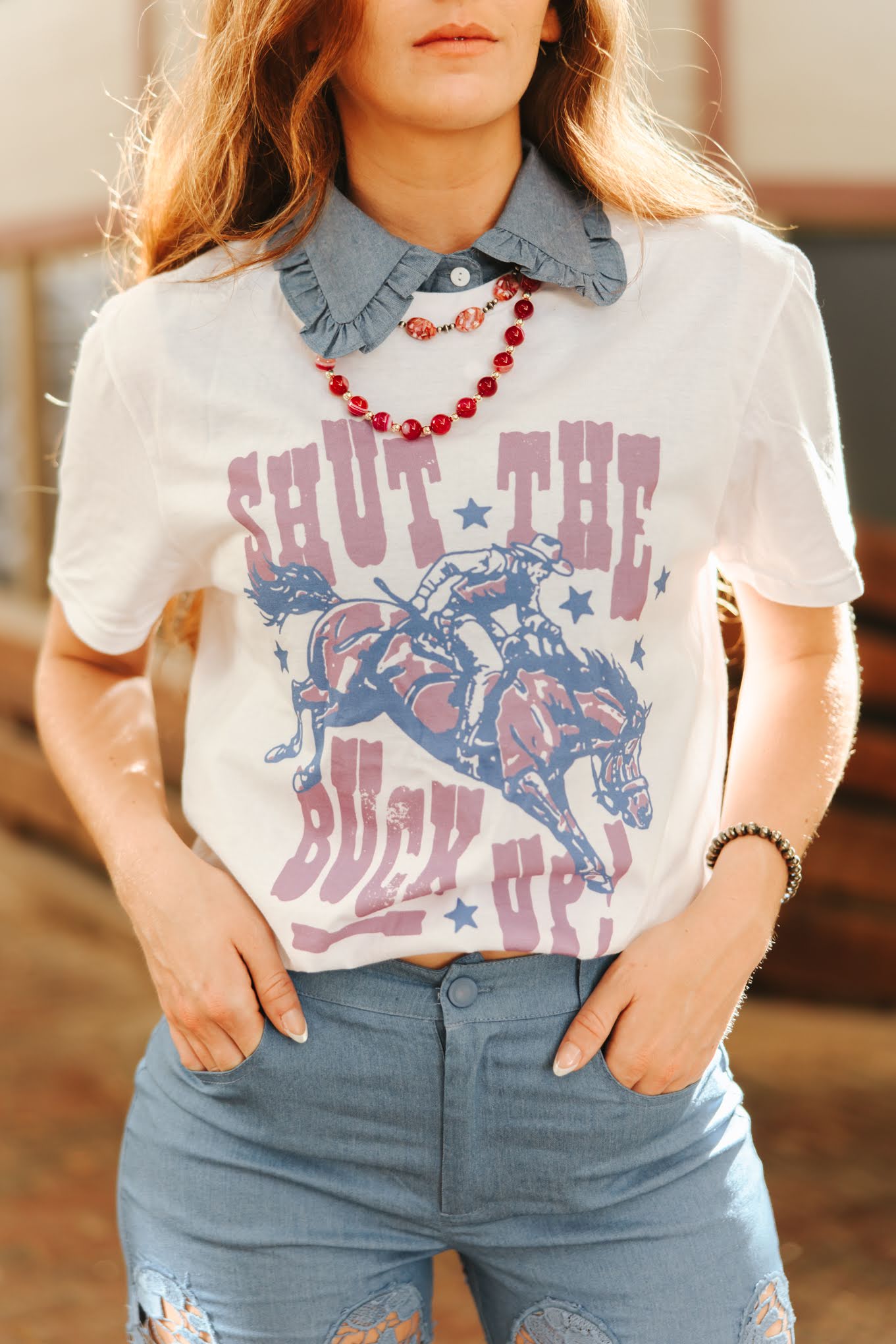 Wild Junkie Shut The Buck Up Graphic Tee — main product shot