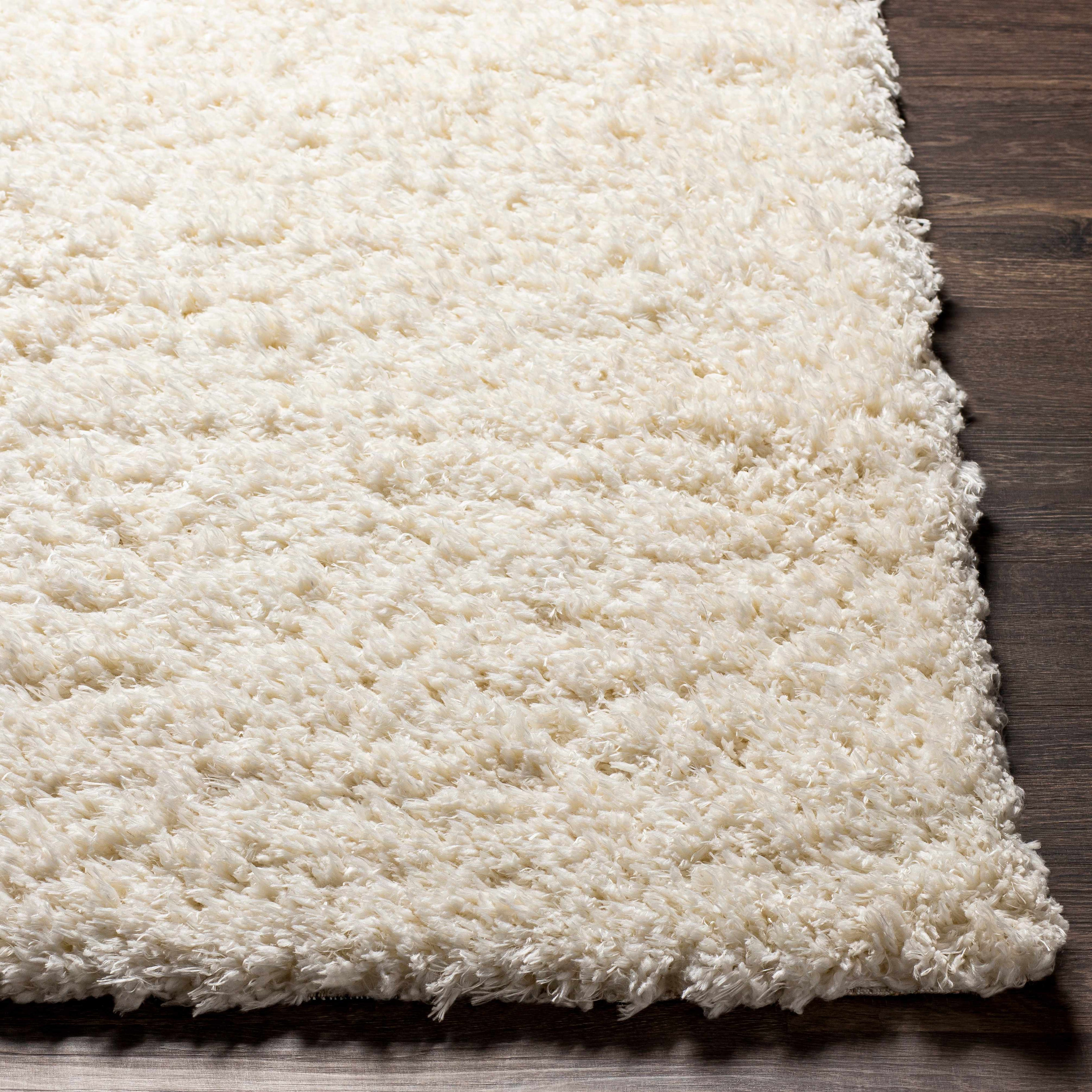 Siari Solid Cream Plush Rug – Boutique Rugs, view 6