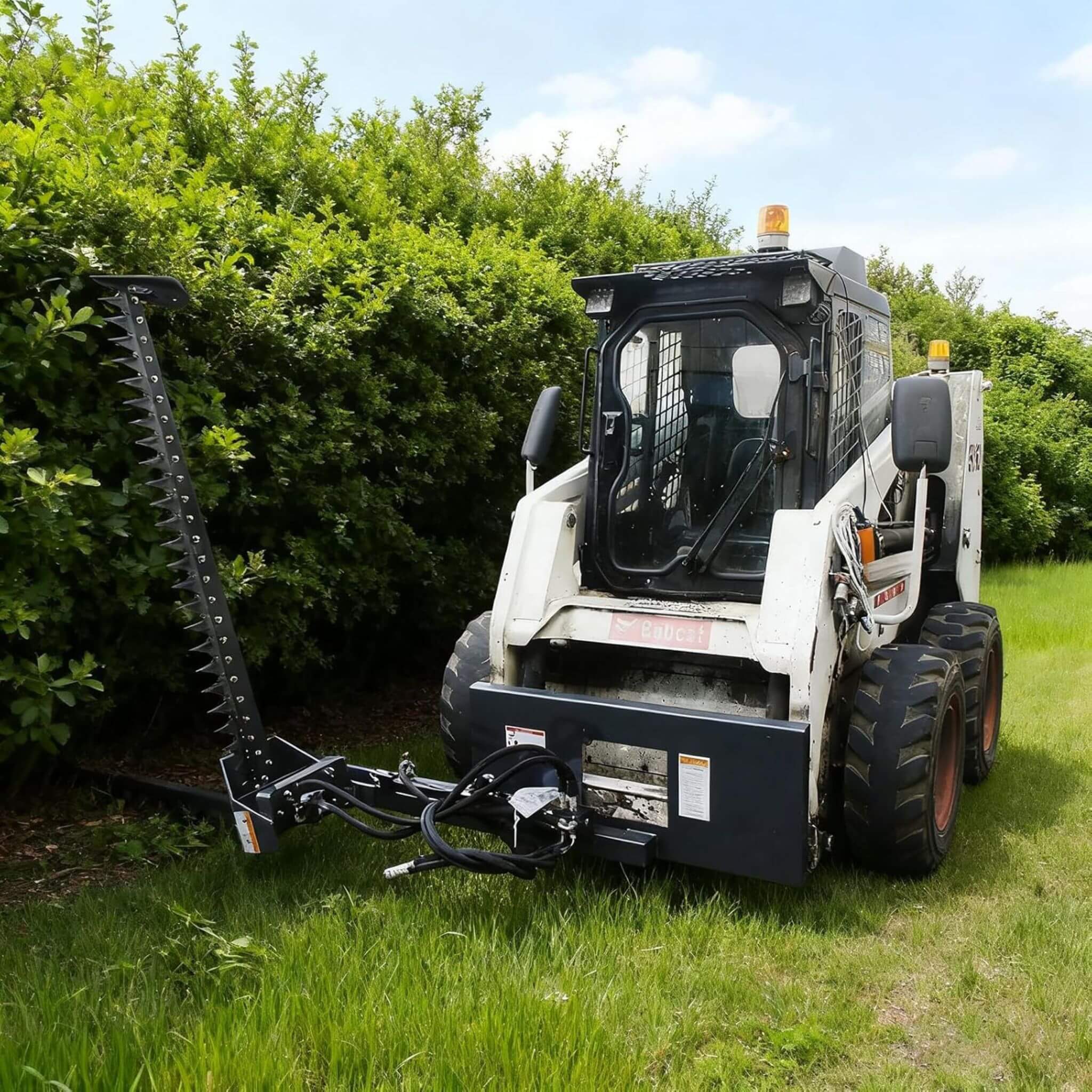 Heavy-Duty 72-Inch Sickle Bar Mower Skid Steer Loader Attachment (SAK81490) – SAKSBY WHOLESALE, view 3