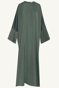 Sidrah Satin Kaftan - Sage Clothing Veiled 