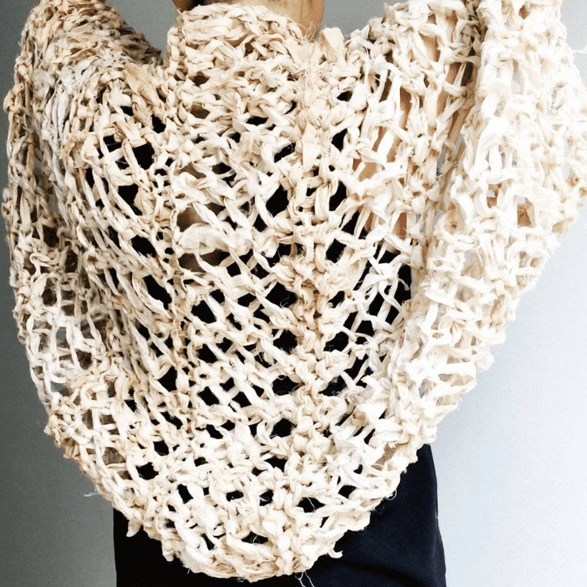 Darn Good Yarn Silk Garter + Lace Summer Cocoon Coat Knit Kit — kits category context