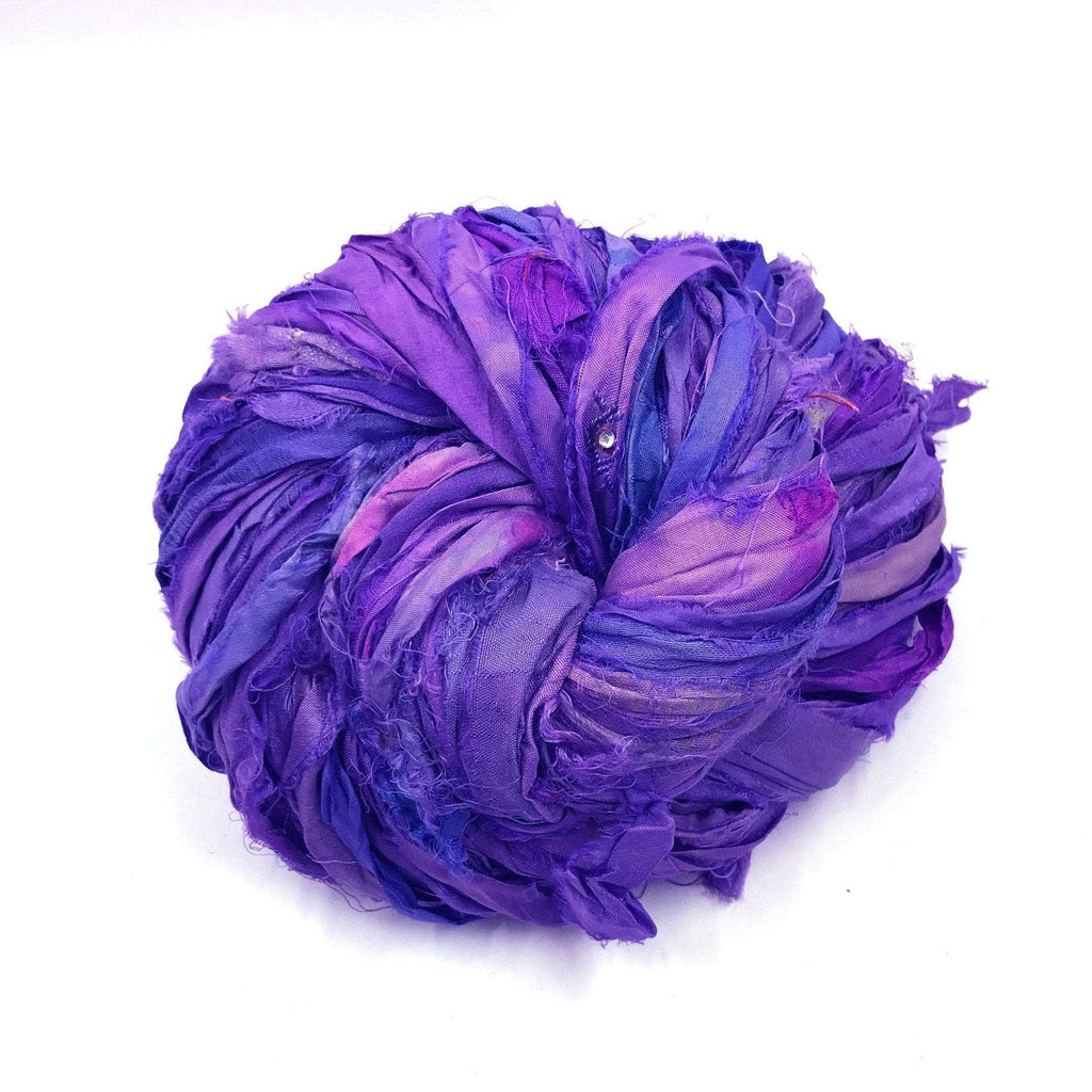 Darn Good Yarn Silk Hippie Fringe Vest Knit Kit — detail shot 9