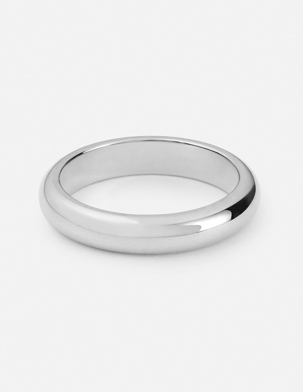 Elevated Faith Silver Band Ring — main product shot