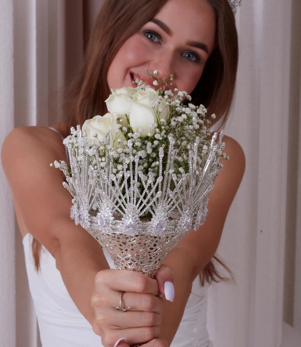 Deluxe Hand Bouquet, Wedding Bouquet – Bridal Port, view 4