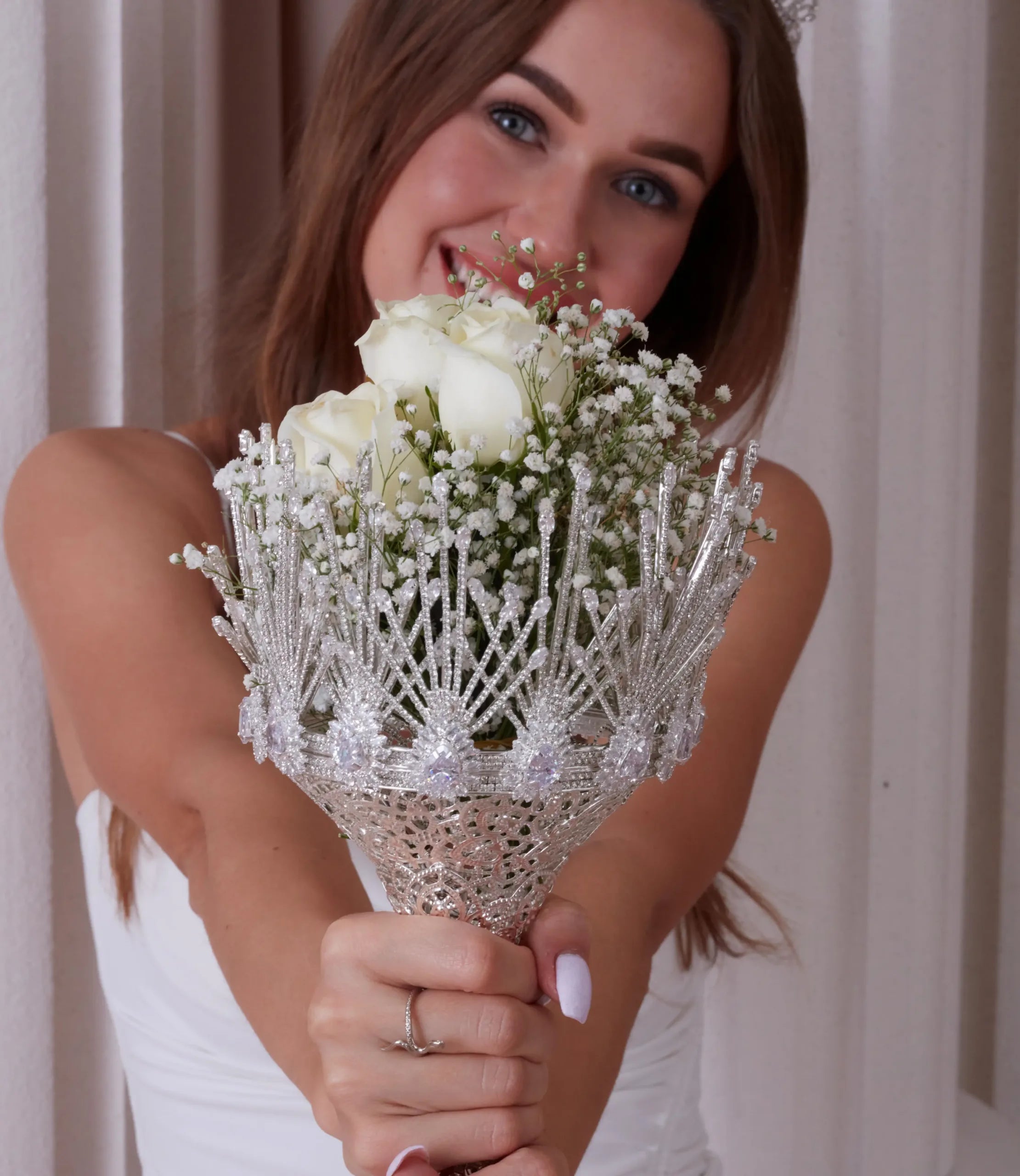 Deluxe Hand Bouquet, Wedding Bouquet – Bridal Port, view 4