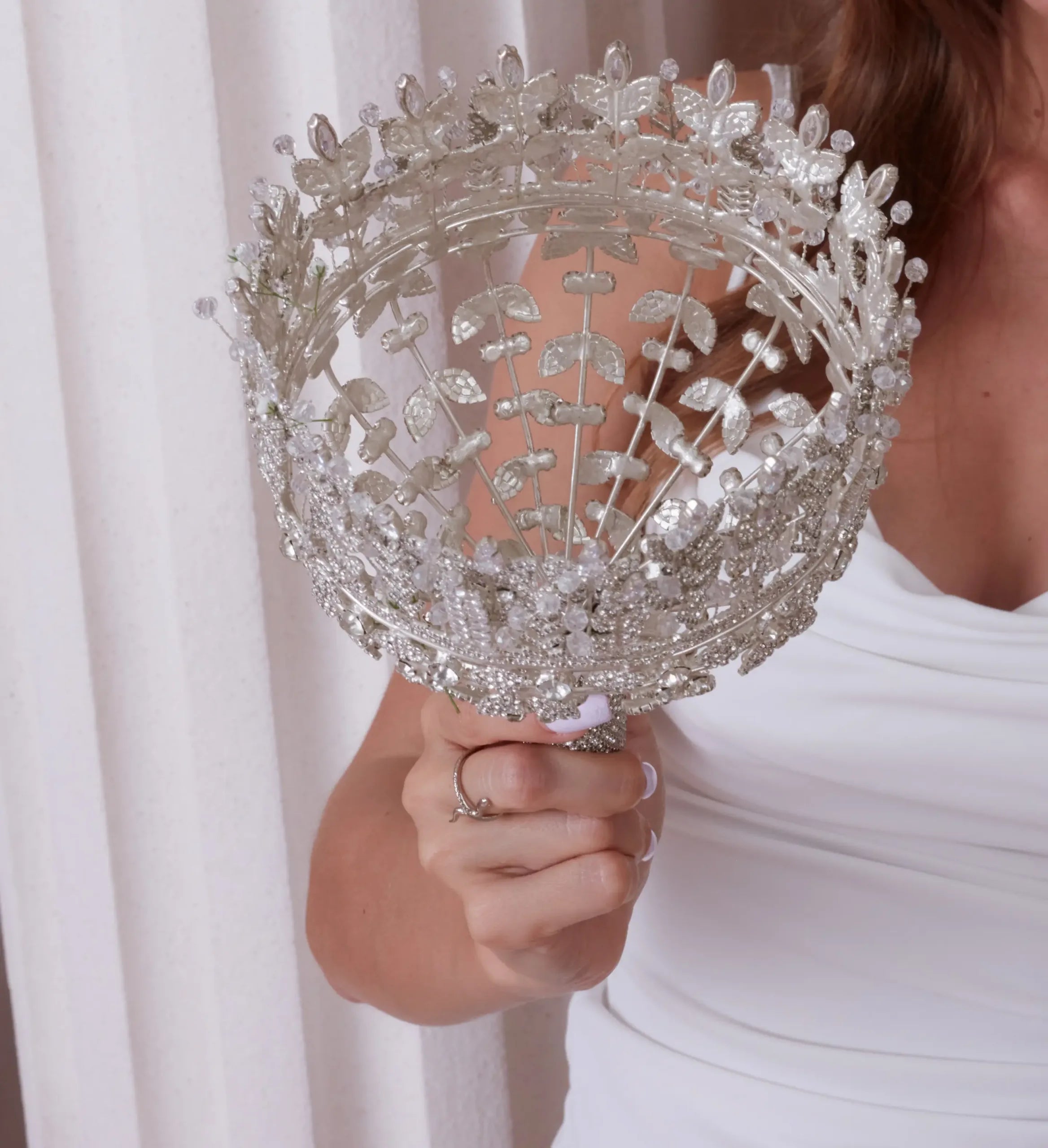 Elegant Hand Bouquet, Wedding Bouquet – Bridal Port, view 8