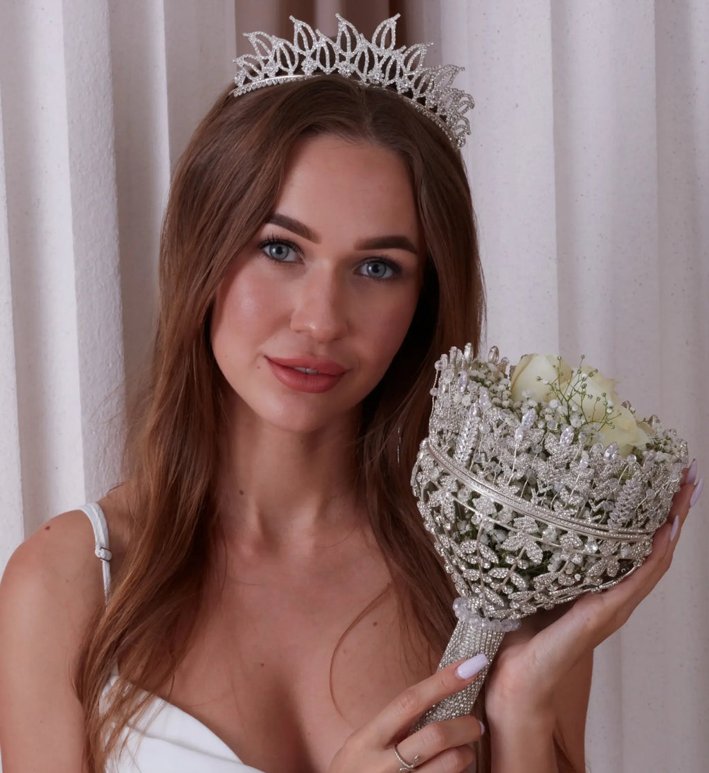 Elegant Hand Bouquet, Wedding Bouquet – Bridal Port, view 12