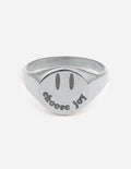 Elevated Faith Silver Choose Joy Ring — main product shot