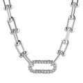 MyClosetAid MyClosetAid Gold Necklace with Diamond Jewelry Engagement Rings Style — side view