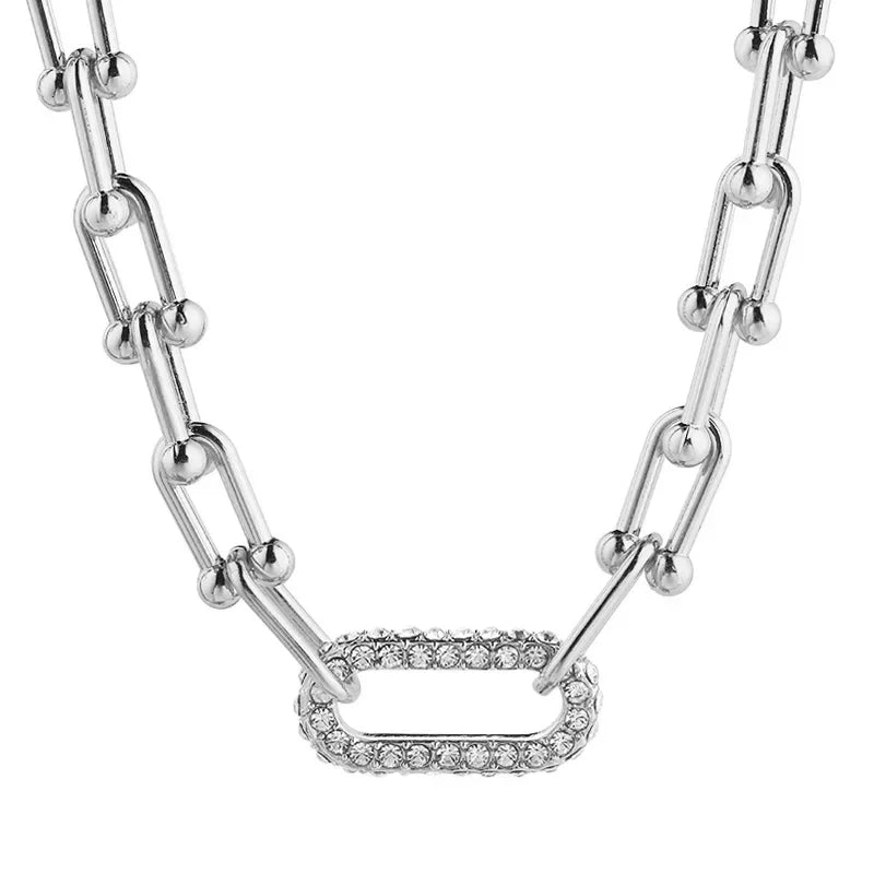 MyClosetAid MyClosetAid Gold Necklace with Diamond Jewelry Engagement Rings Style — lifestyle context