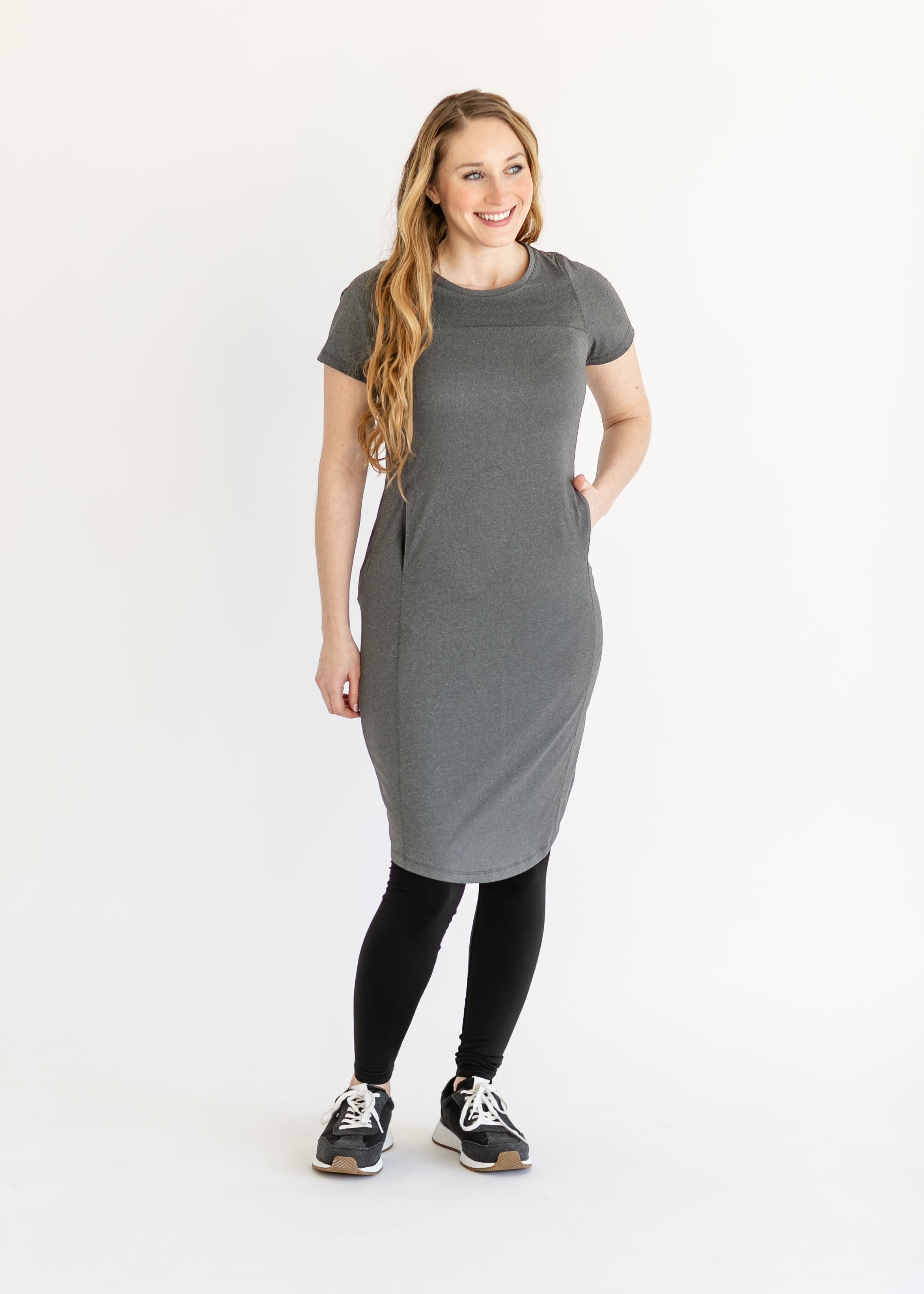 Inherit Co. Simona Midi Sport Dress - FINAL SALE — detail close-up