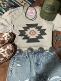 Wild Junkie Simple Aztec Graphic Tee — main product shot