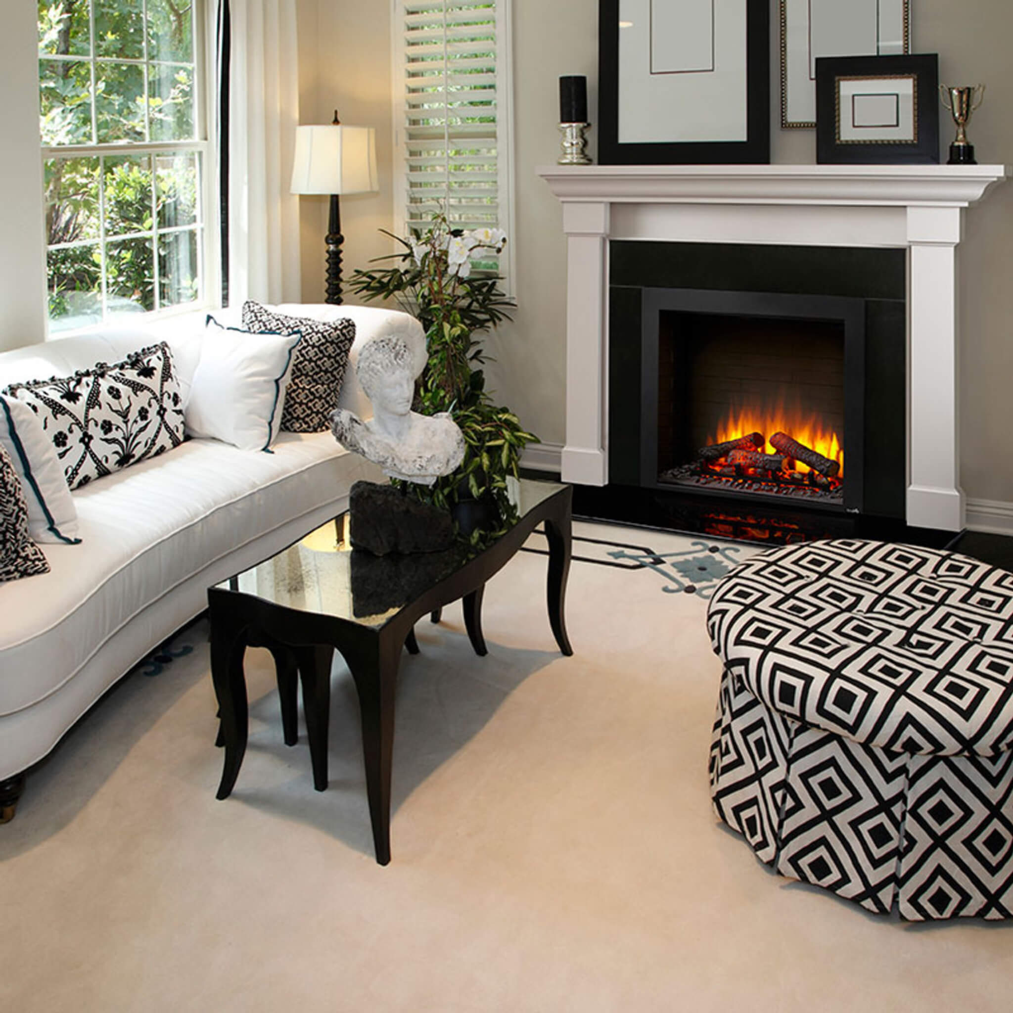 Simplifire Built-In Traditional Electric Fireplace [SF-BI36-EB] (SAK19539) – SAKSBY WHOLESALE, view 4