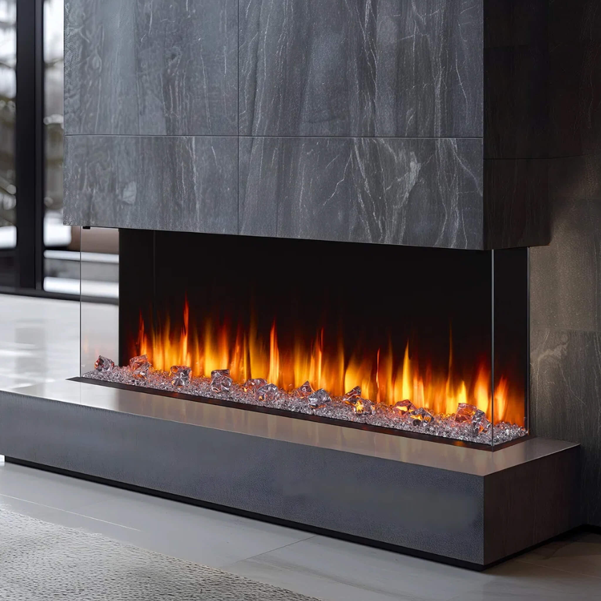 SimpliFire Triton Multi-View Smart Linear Electric Fireplace [SF-TR50/65/78] (SAK23691) – SAKSBY WHOLESALE, view 6