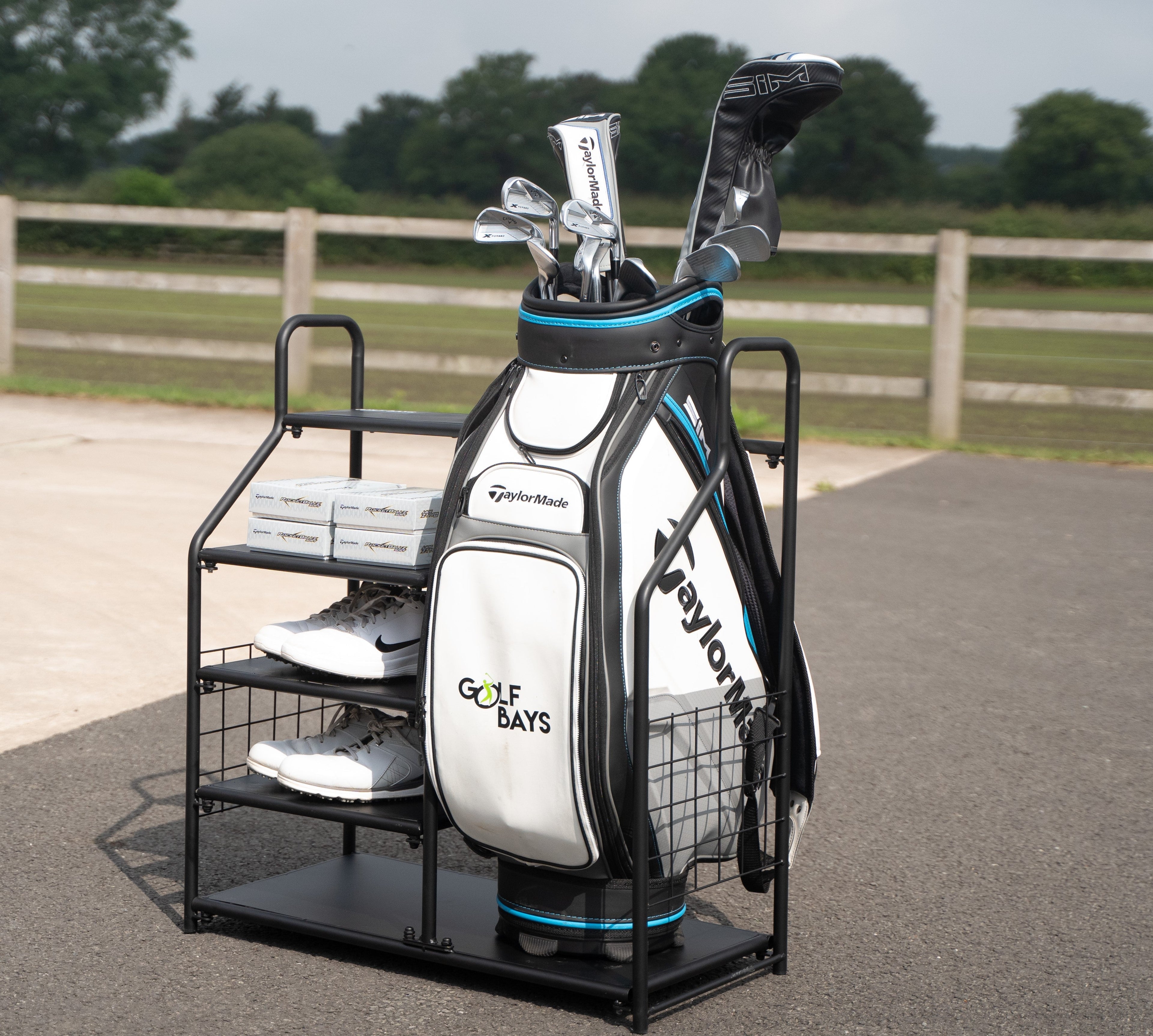 GolfBays Single Bag Display Storage Organiser – GolfbaysUSA, view 5
