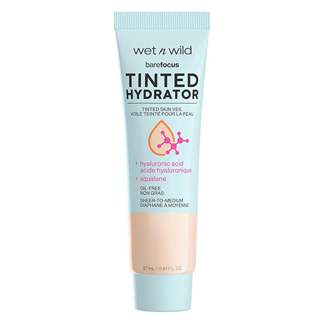 wet n wild Bare Focus Tinted Hydrator: Light-Medium Coverage, Hydrating, Natural Dewy Finish - Vegan & Long-Lasting