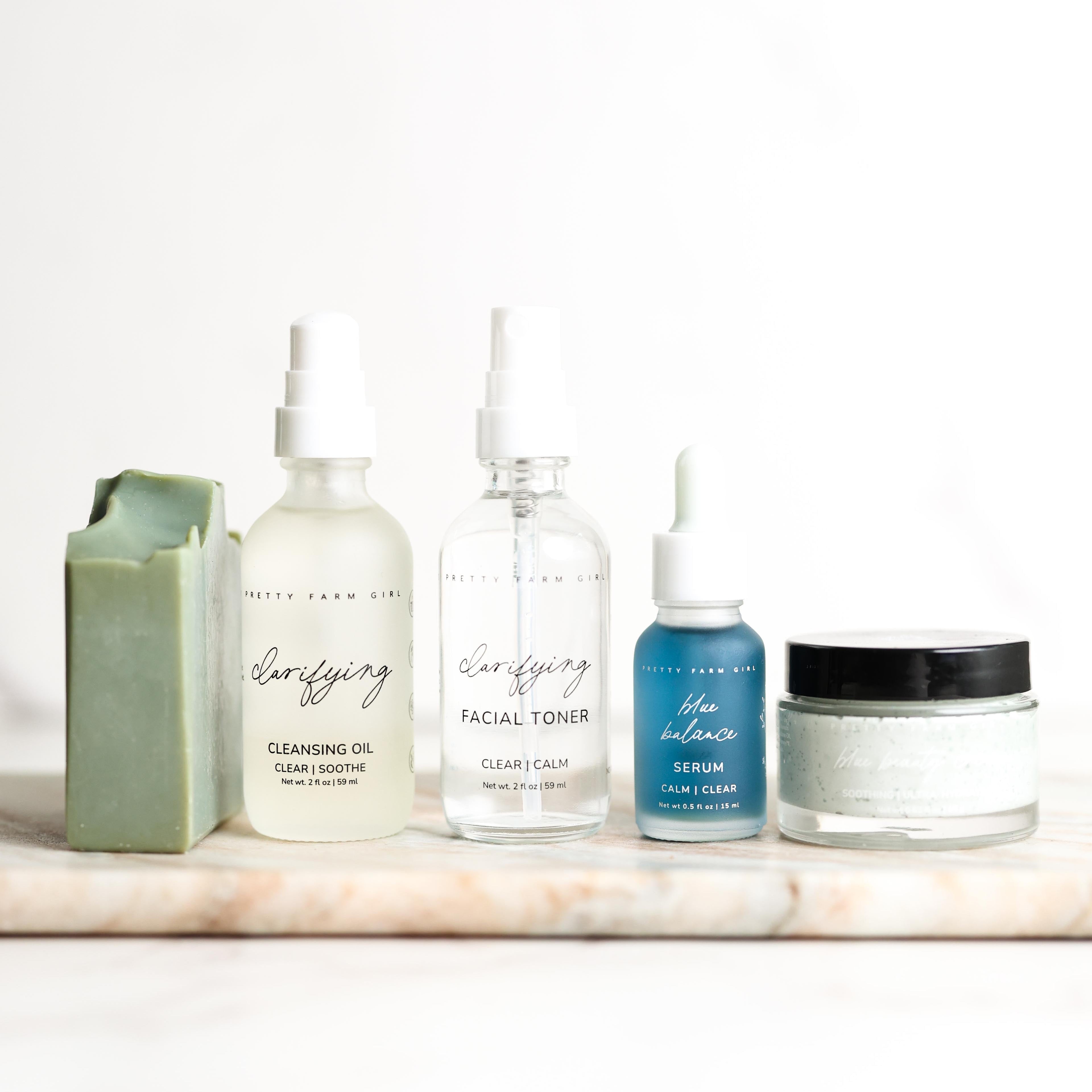 Pretty farm girl Skin Redness Skincare Routine Kit — main product shot