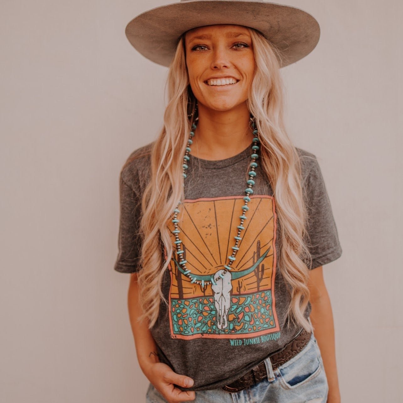 Wild Junkie Skull Desert Shirt — main product shot