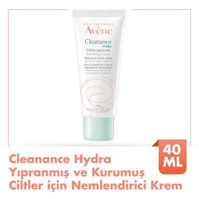 Avene Cleanance Hydra Cream 40ml - Soothing Moisturizing Cream for Sensitive Oily Skin