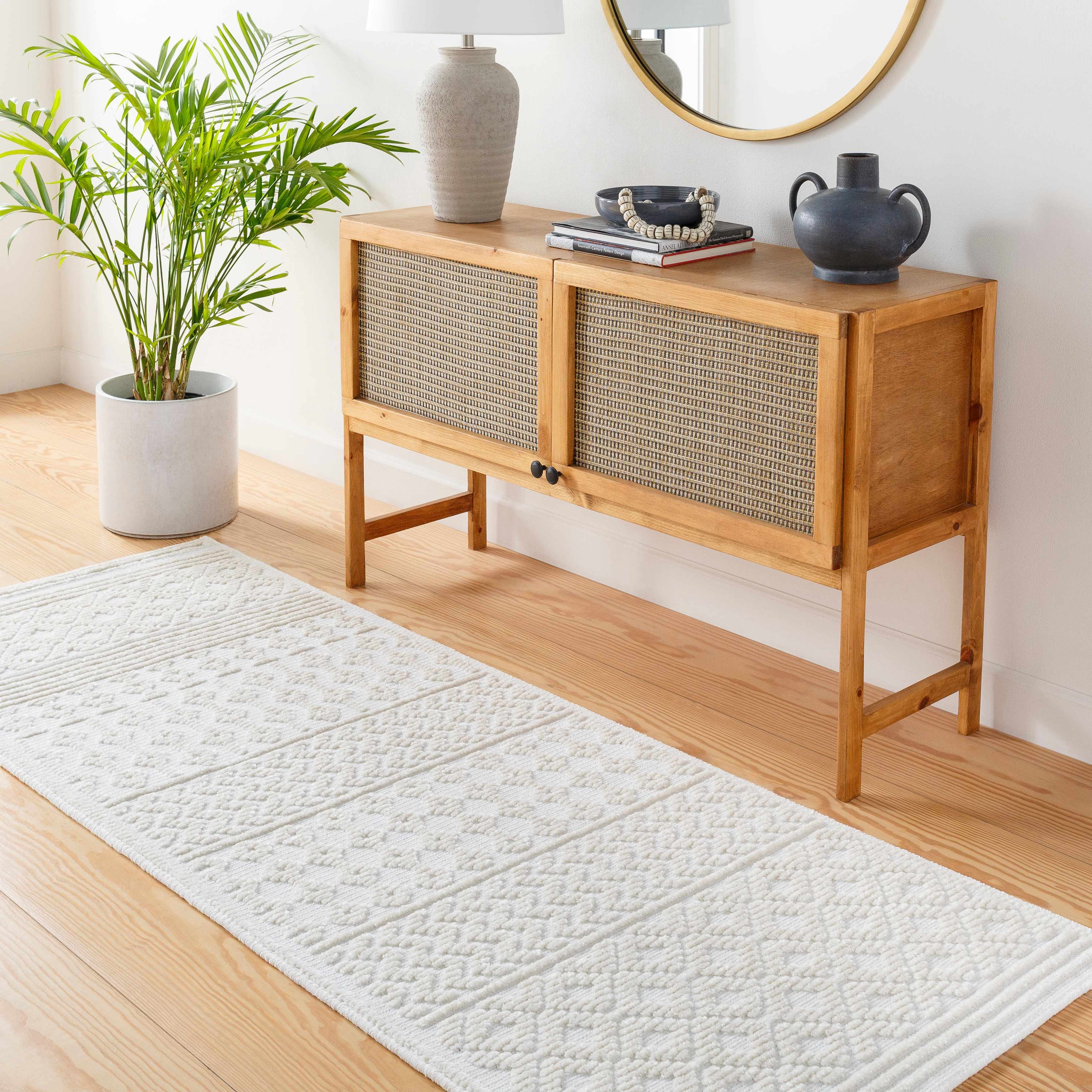 Drago White Washable Area Rug – Boutique Rugs, view 14