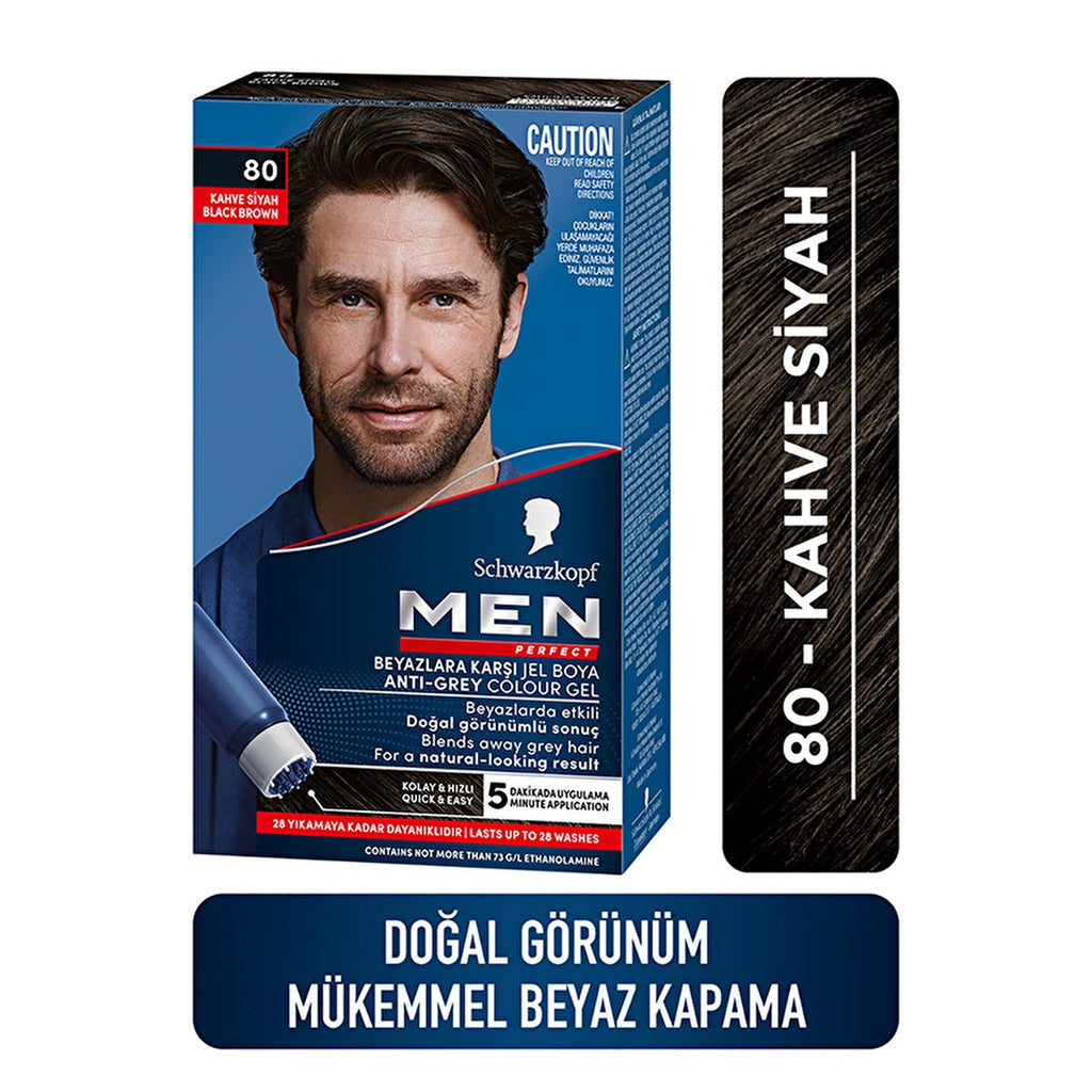 Men Perfect Hair Dye - Quick & Natural Looking Grey Hair Coverage for Men