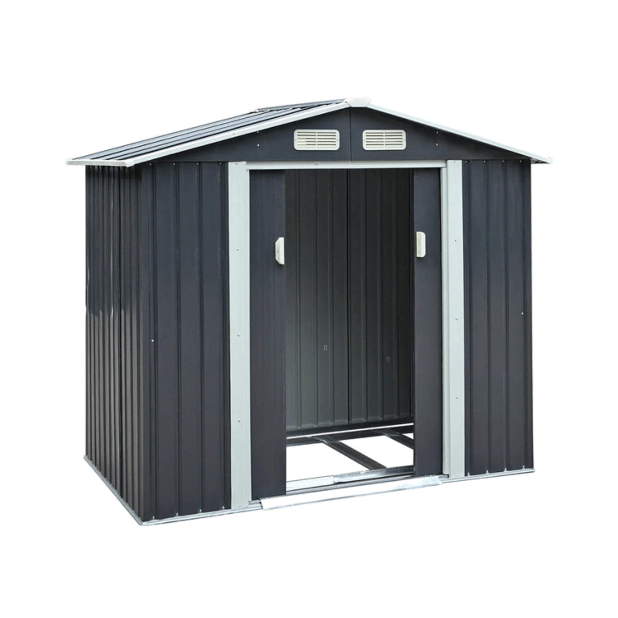 [04X07FT] Alora Small Outdoor Garden Backyard Storage Tool Shed W/ Sliding Door (SAK59938) – SAKSBY WHOLESALE, view 3