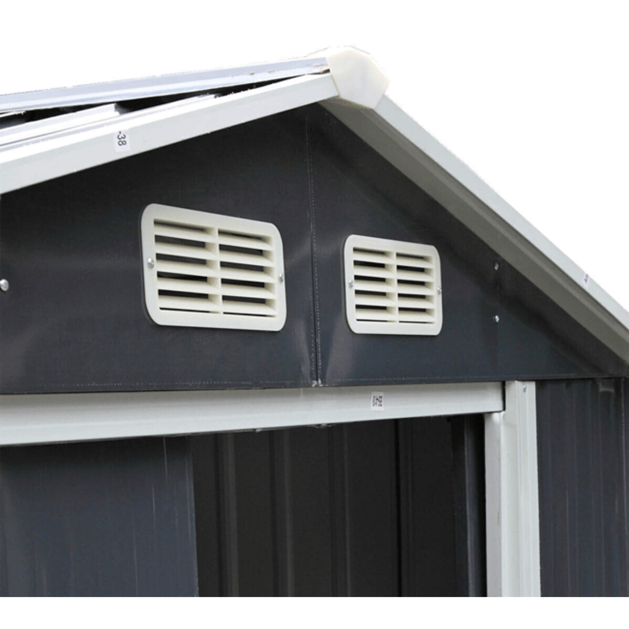 [04X07FT] Alora Small Outdoor Garden Backyard Storage Tool Shed W/ Sliding Door (SAK59938) – SAKSBY WHOLESALE, view 5