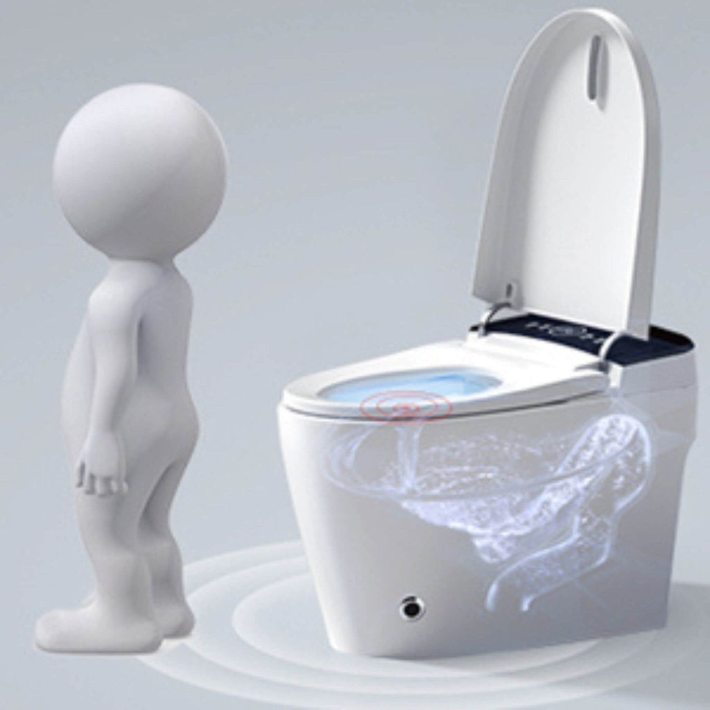 Nuvia Smart Auto Dual Flush Tankless Toilet With Heated Bidet, Auto Open And Close (SAK37415) – SAKSBY WHOLESALE, view 19
