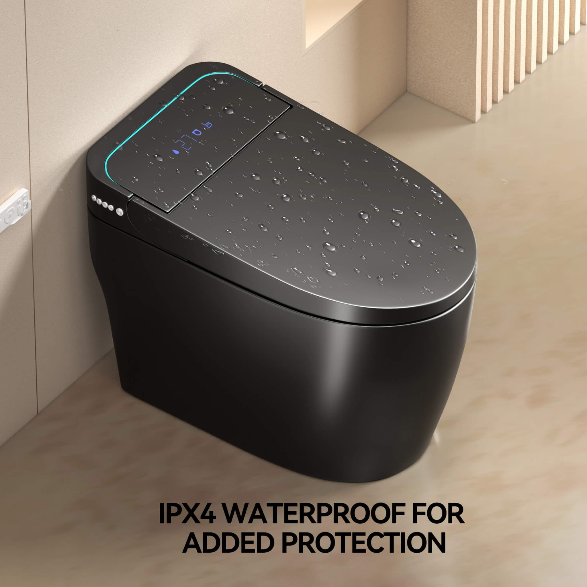 Nuvia Smart One-Piece Bidet Toilet With Auto Open/Close Seat And Dryer (SAK86135) – SAKSBY WHOLESALE, view 7