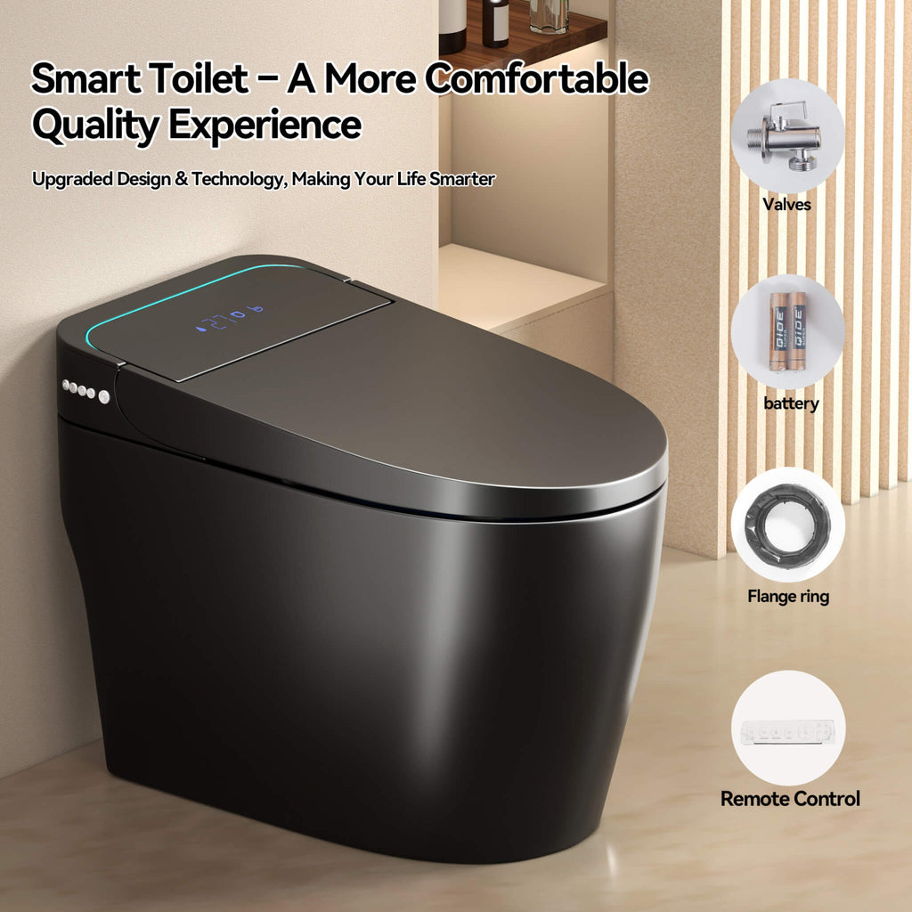 Nuvia Smart One-Piece Bidet Toilet With Auto Open/Close Seat And Dryer (SAK86135) – SAKSBY WHOLESALE, view 15
