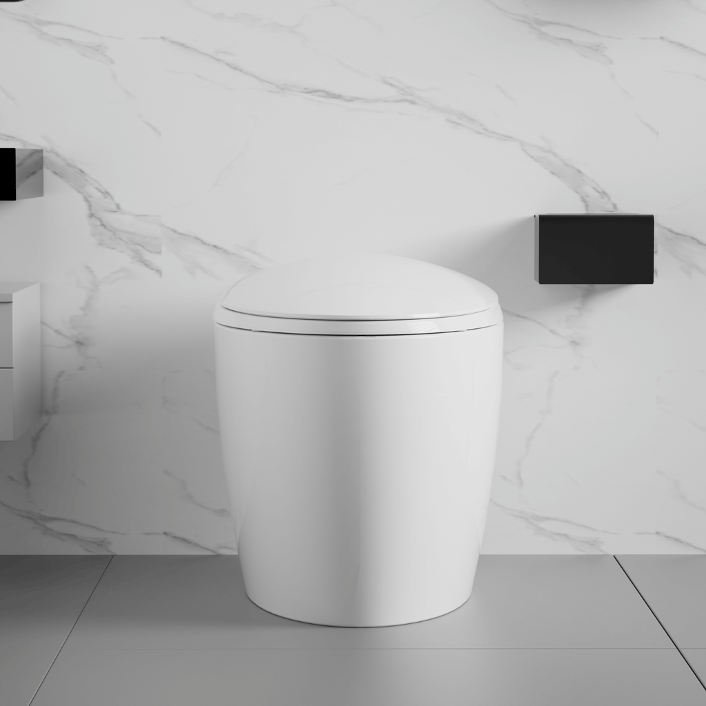 Nuvia Smart One-Piece Toilet With Bidet, Foot Sensor, LED Display And Dryer (SAK80112) – SAKSBY WHOLESALE, view 15