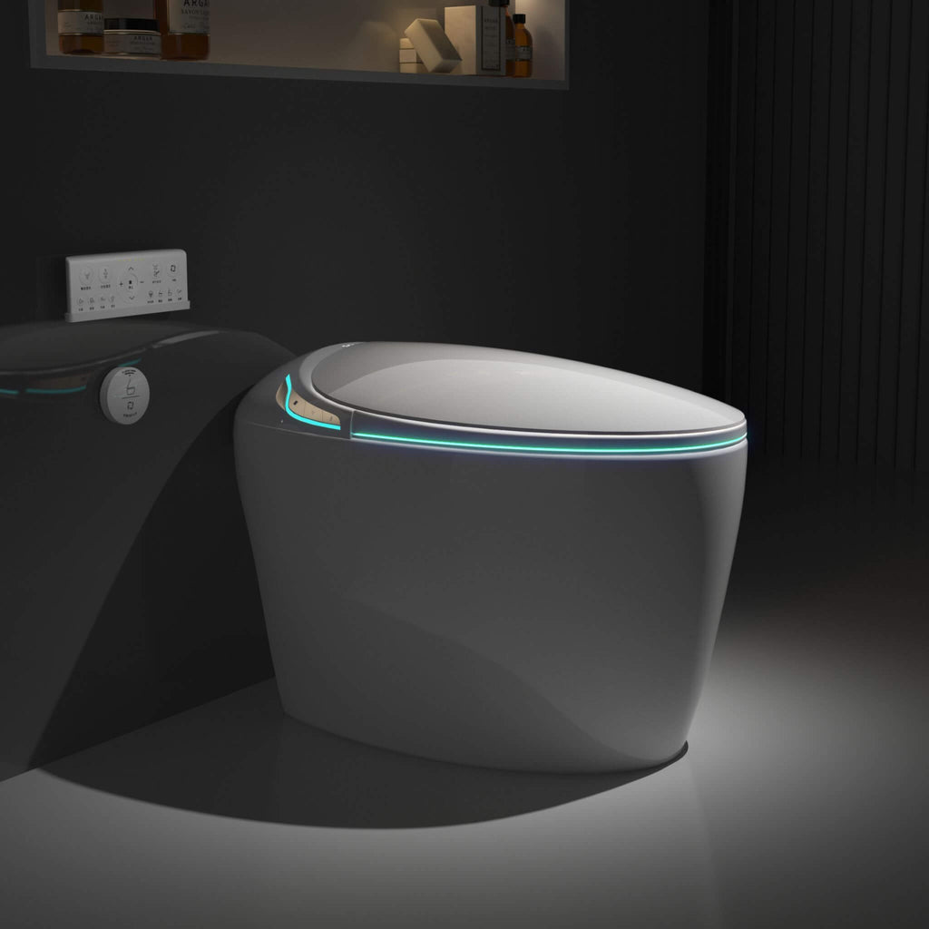 Nuvia Smart One-Piece Toilet With Bidet, Foot Sensor, LED Display And Dryer (SAK80112) – SAKSBY WHOLESALE, view 3