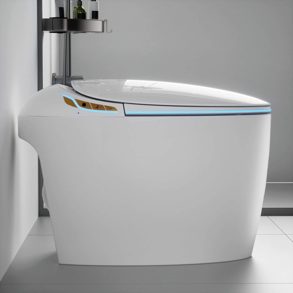 Nuvia Smart One-Piece Toilet With Bidet, Foot Sensor, LED Display And Dryer (SAK80112) – SAKSBY WHOLESALE, view 19