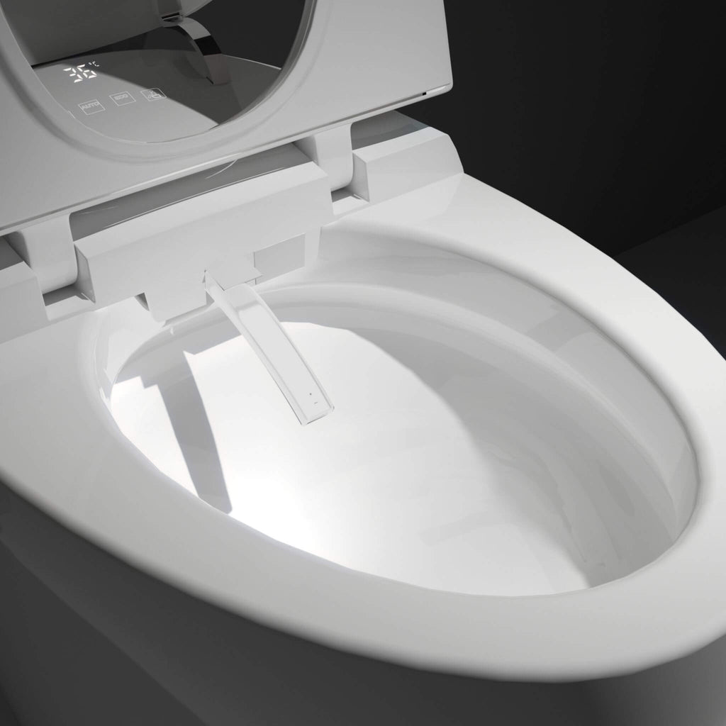 Nuvia Smart One-Piece Toilet With Bidet, Foot Sensor, LED Display And Dryer (SAK80112) – SAKSBY WHOLESALE, view 10