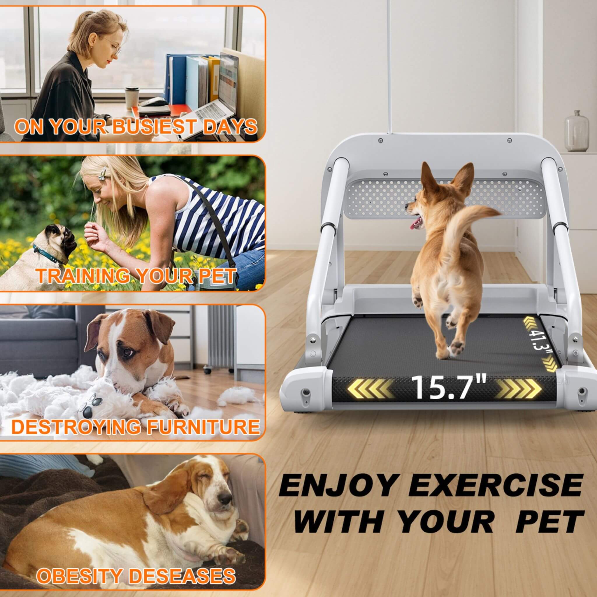 Smart Pet Treadmill With Adjustable Speed For Small And Medium Dogs (SAK72537) – SAKSBY WHOLESALE, view 7