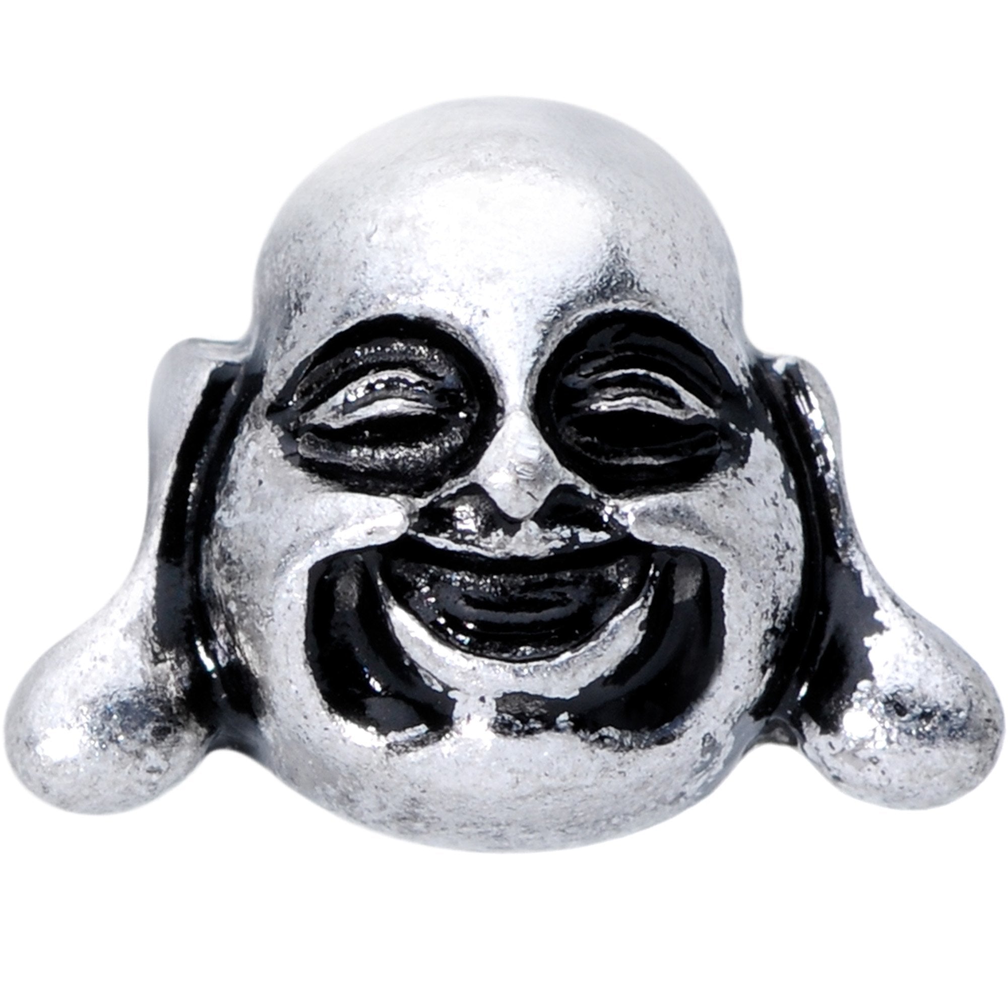 BodyCandy 14G 1/4 Chubby Buddha Cartilage Tragus Stud — detail and construction