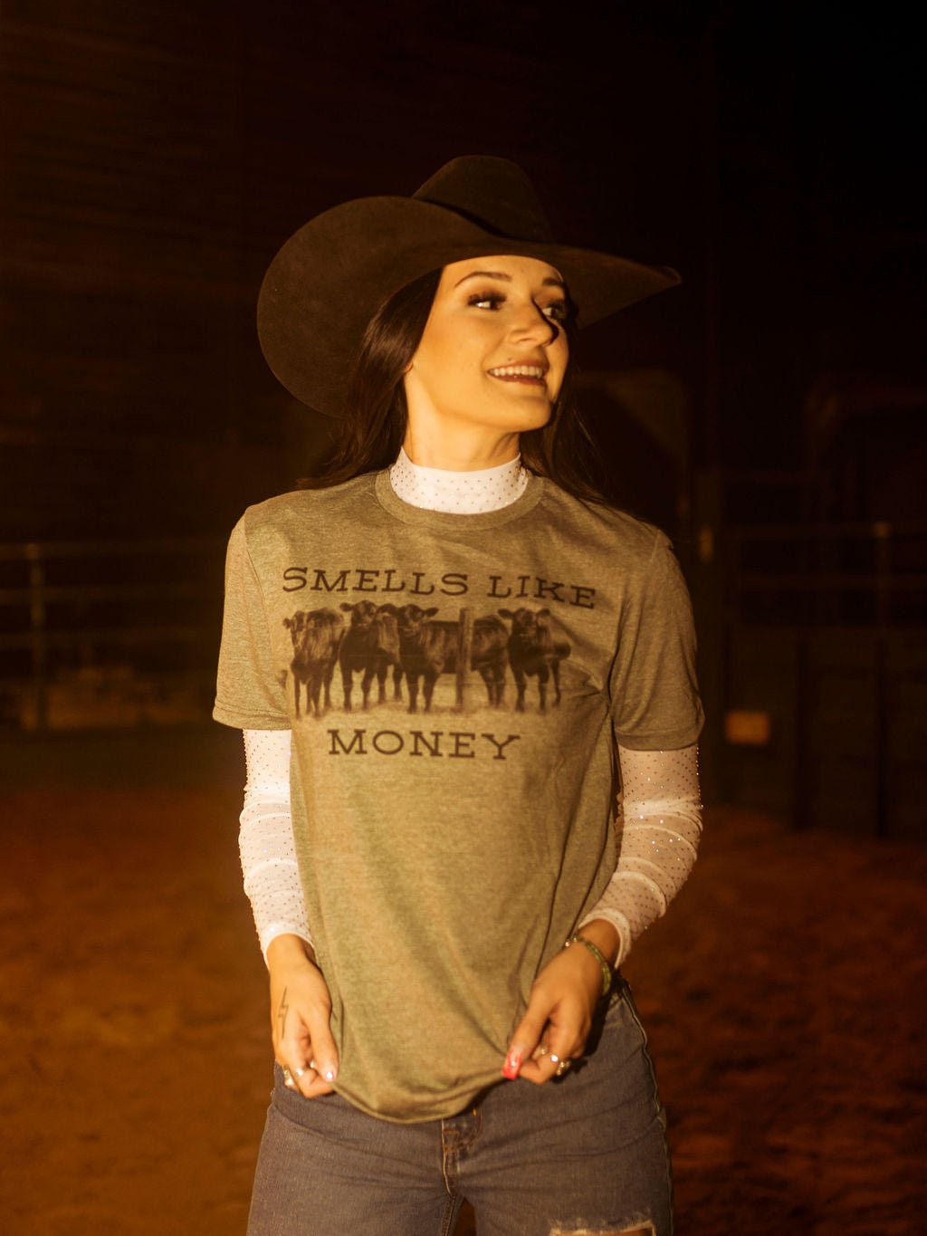 Wild Junkie Smells Like Money Graphic Tee — alternative angle