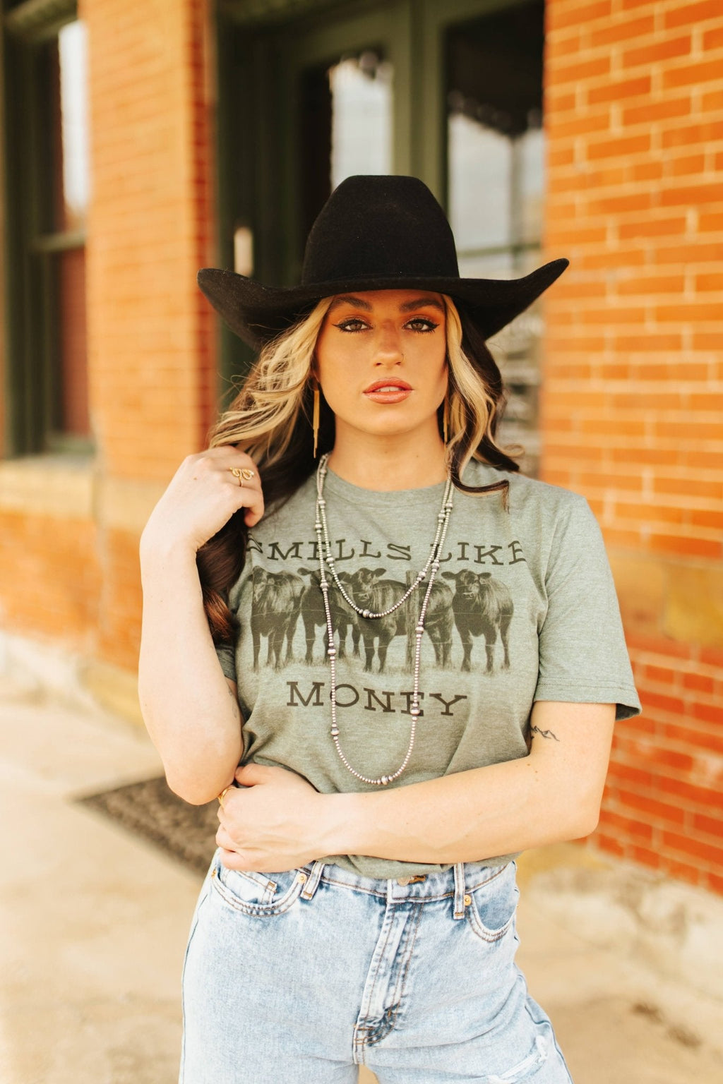 Wild Junkie Smells Like Money Graphic Tee — main product shot