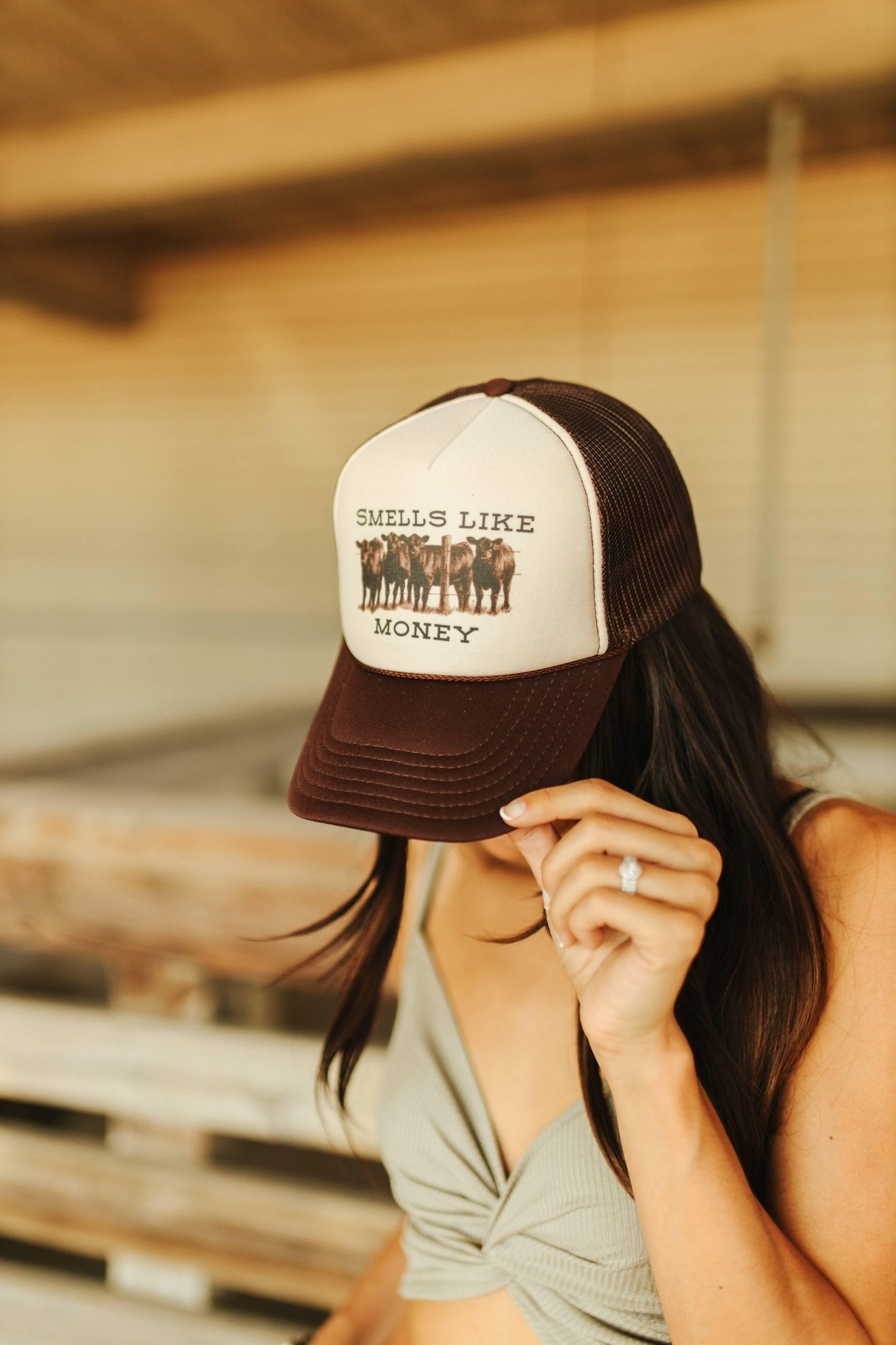 Wild Junkie Smells Like Money Trucker Hat — main product shot