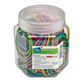 Flink & Sauber Colorful Rubber Bands - 80g Elastic Bands for Home & Office Organization, Reusable Packaging
